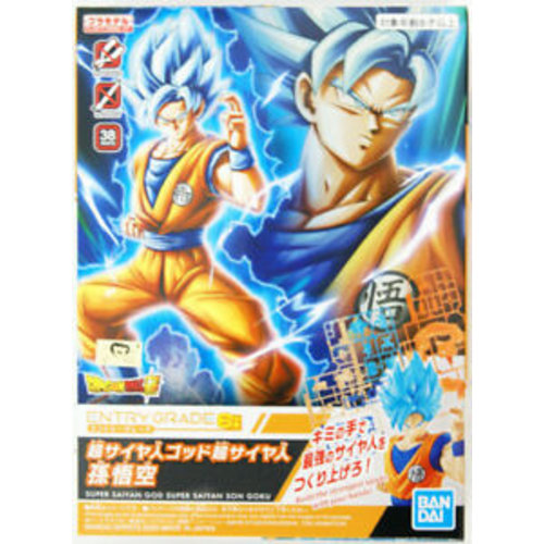 Dragon Ball Entry Grade Super Saiyan God SS Son Goku Model Kit