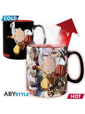 Abystyle One Punch Man Heroes Heat Change Mug 460ml