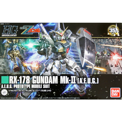 Bandai Gundam HGUC 1/144 RX-178 Gundam MK-II AEUG Model Kit 13cm 193