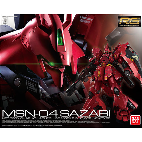 Bandai Gundam RG 1/144 MSN-04 SAZABI Model Kit 29