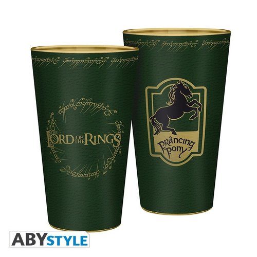 Lord of the Rings Prancing Pony Large Glass 400ml Lord of the Rings Prancing Pony Large Glass 400ml