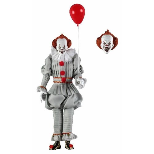 NECA Neca IT Pennywise 8 inch Scale Clothed Action Figure NECA Neca IT Pennywise 8 inch Scale Clothed Action Figure