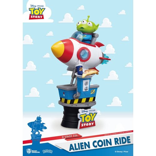 Disney Diorama Toy Story Alien Coin Ride 15cm D-Stage PVC Figure