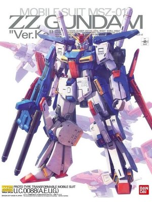 Bandai Gundam MG 1/100 ZZ Gundam Ver. Ka (Campaign) Model Kit