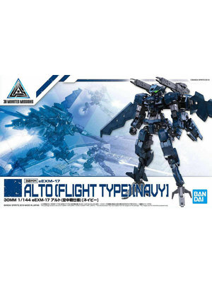 Bandai Gundam 30MM 1/144 eEXM17 Alto Flight Type Navy Model Kit 15