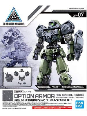 Gundam 30mm Option Armor 7 for Special Squad Detail Set Model Kit