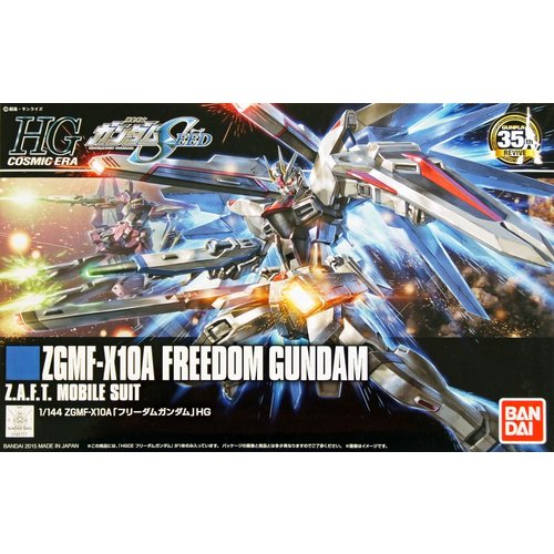 Bandai Gundam HGCE 1/144 MSG Seed ZGMF-X10A Freedom Gundam Model Kit 192