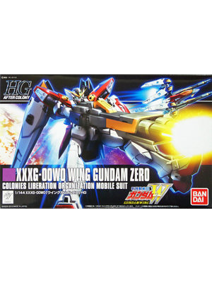Bandai Gundam HGAC 1/144 XXXG-000W0 Wing Gundam Zero Model Kit 13cm 174
