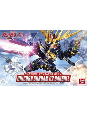 Bandai Gundam BB Gundam Unicorn 02 Banshee Model Kit 380