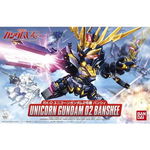 Bandai Gundam BB Gundam Unicorn 02 Banshee Model Kit 380