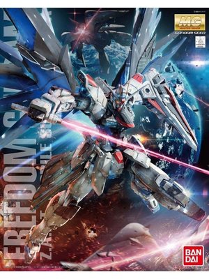 Bandai Gundam MG Freedom Gundam Z.A.F.T Mobile Suit ZGMF-X10A Ver 2.0 1/100 Model Kit