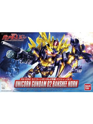 Bandai Gundam BB391 Unicorn Gundam 02 Banshee Norm Model Kit 8cm