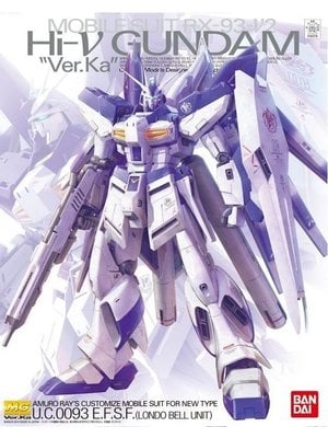 Bandai Gundam MG 1/100 RX-93-v2 Hi-V Gundam Ver.Ka Mobile Suit Model Kit