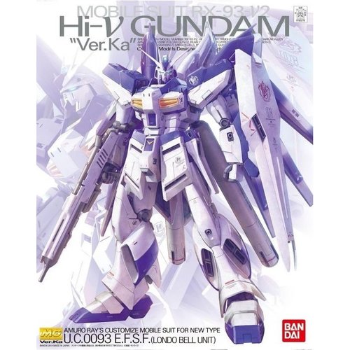 Bandai Gundam MG 1/100 RX-93-v2 Hi-V Gundam Ver.Ka Mobile Suit Model Kit Bandai Gundam MG 1/100 RX-93-v2 Hi-V Gundam Ver.Ka Mobile Suit Model Kit