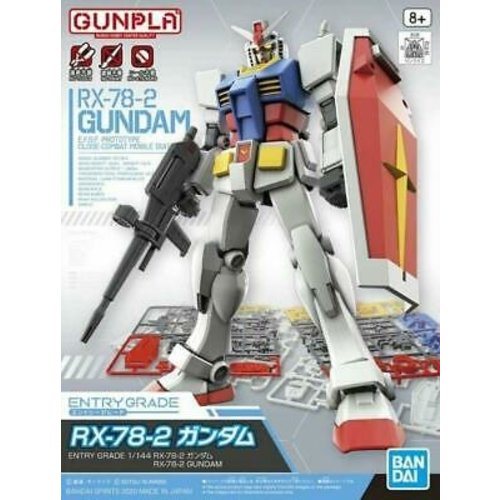 Bandai Gundam EG 1/144 RX-78-2 E.F.S.F. Prototype Close Combat Model Kit 14cm Bandai Gundam EG 1/144 RX-78-2 E.F.S.F. Prototype Close Combat Model Kit 14cm
