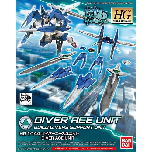 Gundam HGBC 1/144 Diver Ace Unit BD Support Unit Model Kit 036 Gundam HGBC 1/144 Diver Ace Unit BD Support Unit Model Kit 036