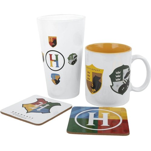 Harry Potter House Pride Gift Box Mug / Glass / 2 Coasters Harry Potter House Pride Gift Box Mug / Glass / 2 Coasters