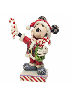 Disney Traditions Disney Traditions Mickey Mouse with Candy Canes Figurine