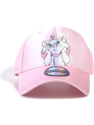 Difuzed Disney Marie Satin Nylon Curved Cap