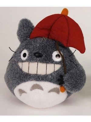 Semic My Neighbor Totoro Totoro Red Umbrella Pluche 15cm