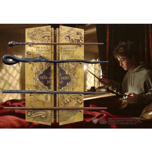 The Noble Collection Harry Potter The Marauders Map Wand Collection The Noble Collection