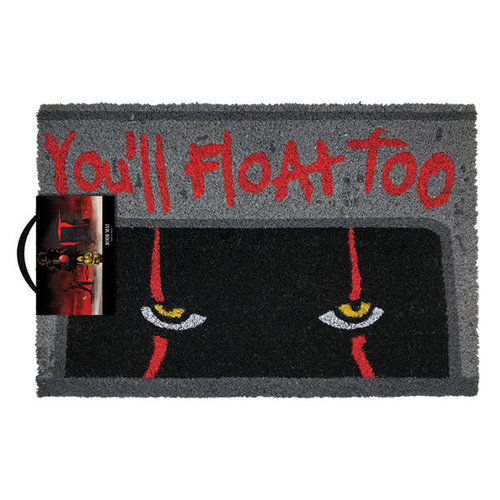 IT Pennywise You'll Float Too Doormat 60x40 PVC met Kokosvezels