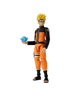 Bandai Red Naruto Uzumaki Naruto Posable Anime Heroes Figure 17cm