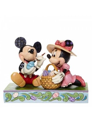 Disney Traditions Disney Traditions Easter Artistry Mickey and Minnie Easter Figurine