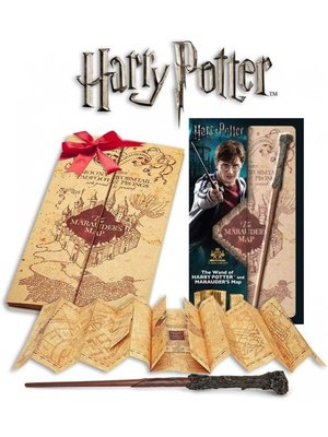 The Noble Collection Harry Potter Gift Set Harry's Wand & Marauders Map Noble Collection