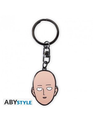 Abystyle One Punch Man Saitama's Head Metal Keychain