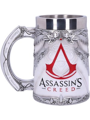 Nemesis Assassins Creed Logo Resin Beer Stein Hand Painted 15cm