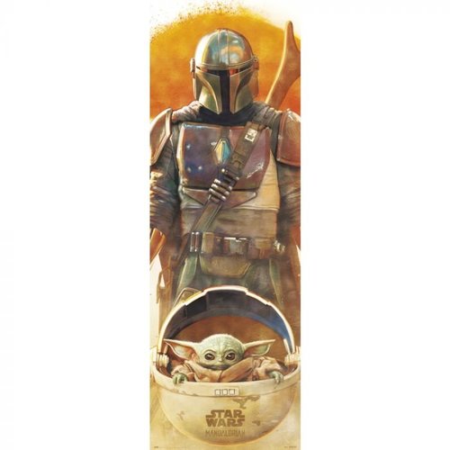 Hole in the Wall Star Wars The Mandalorian Doorposter 53x158