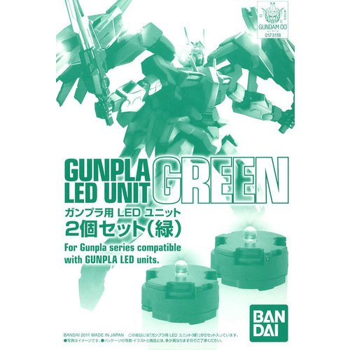 Bandai Gundam MG Led Unit Green X2 Model Kit Accessory Bandai Gundam MG Led Unit Green X2 Model Kit Accessory