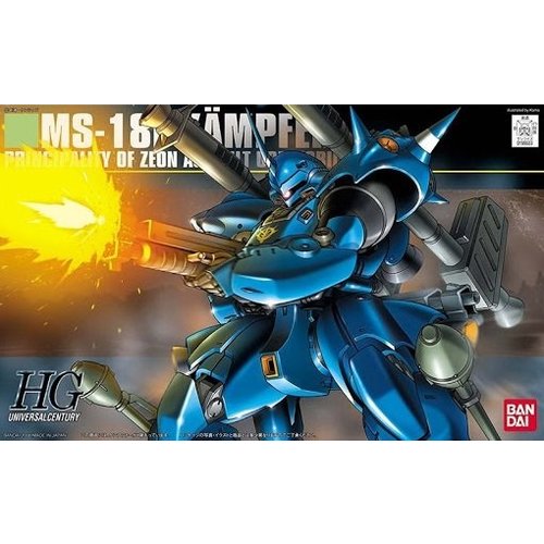 Bandai Gundam HGUC 1/144 MS-18E Kampfer Model Kit 089 Bandai Gundam HGUC 1/144 MS-18E Kampfer Model Kit 089