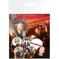 One Punch Man Button Badges