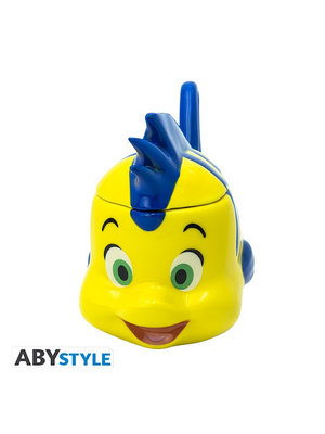 Abystyle Disney The Little Mermaid Flounder 3D Mug 230ml