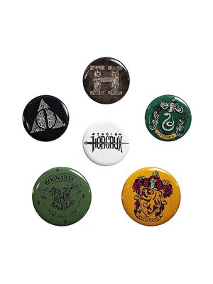 GB Eye Harry Potter 6 Button Badges