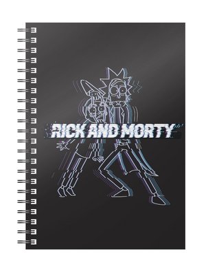 SD Toys Rick And Morty Glitch Spiral Notebook