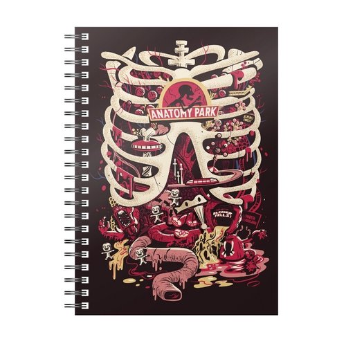 Rick and Morty Anatomy Park Spiral Notebook Rick and Morty Anatomy Park Spiral Notebook