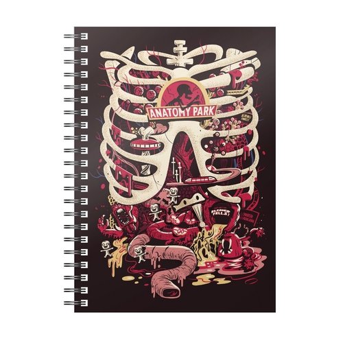 SD Toys Rick and Morty Anatomy Park Spiral Notebook