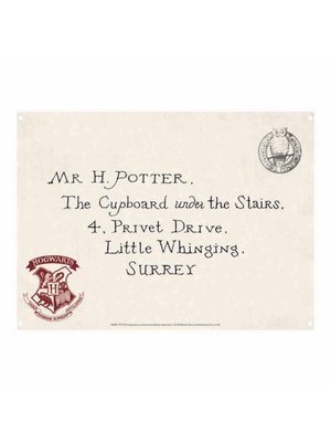 Pyramid Harry Potter Metal Poster 21x15cm Hogwarts Letter