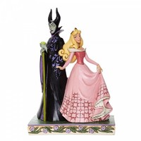 Disney Traditions Sorcery and Serenity Aurora and Maleficent Figurine