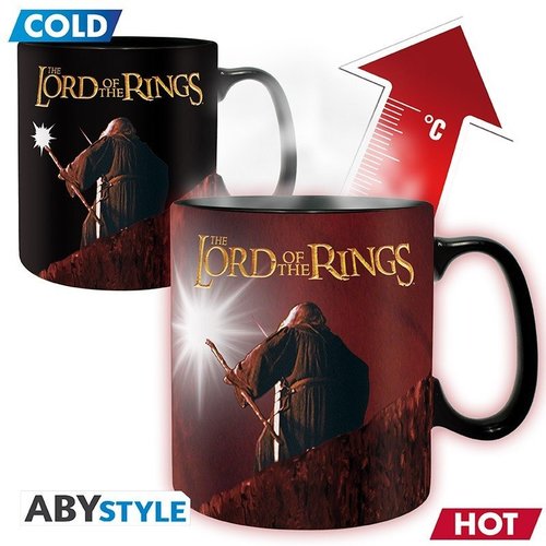 Abystyle Lord of the Rings You Shall Not Pass Heat Change Mug 460ml