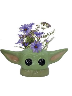 Half Moon Bay Star Wars Mandalorian The Child Shaped Wall Vase