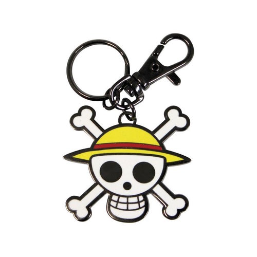 One Piece Skull Luffy Metal Keychain One Piece Skull Luffy Metal Keychain
