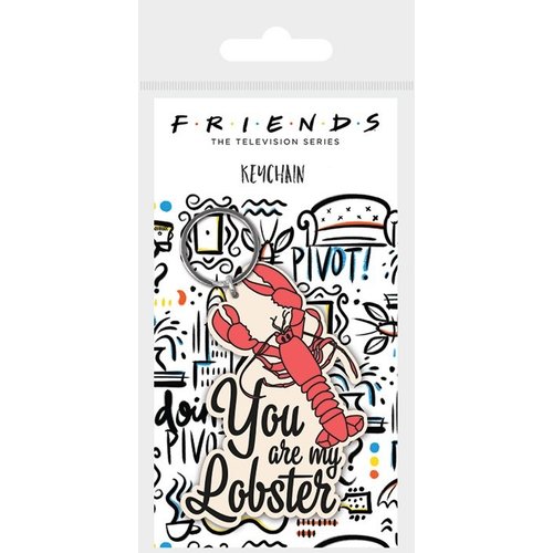 Friends You Are My Lobster Rubber Keychain