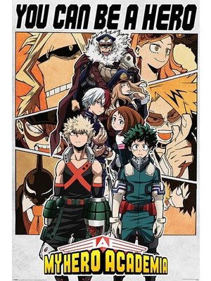 Hole in the Wall My Hero Academia Be A Hero Maxi Poster 61x91.5