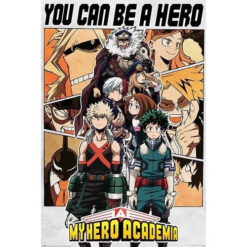 Hole in the Wall My Hero Academia Be A Hero Maxi Poster 61x91.5