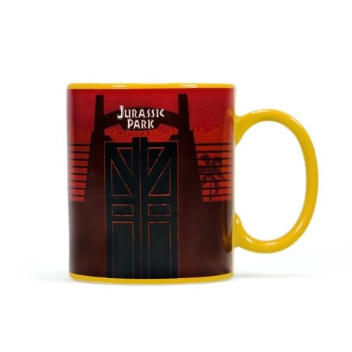 Jurassic Park Gates Heat Change Mug Jurassic Park Gates Heat Change Mug