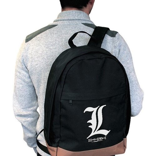 Death Note L Symbol Backpack 41x35x12cm Death Note L Symbol Backpack 41x35x12cm